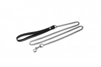 Whips Leather Leash with Chain for Ladies