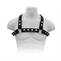 Mister B Leather X-Back Harness Premium Black