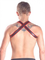 Mister B Leather X-Back Harness Premium Red