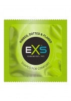 EXS Ribbed & Dotted Condoms 3 Pack