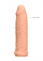 Návlek na penis RealRock Penis Sleeve 6″ tělový