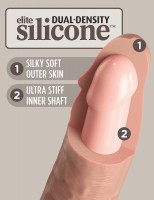 Silikónové dildo King Cock Elite 11″