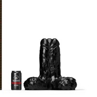 Trojité anální dildo All Black Steroid ABS19 Gape, Set and Match