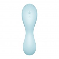 Satisfyer Curvy Trinity 5+ Air Pulse Vibrator Light Blue