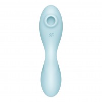 Satisfyer Curvy Trinity 5+ Air Pulse Vibrator Light Blue