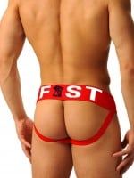 M&K Fist Logo Jock Red