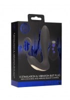 Vibrační stimulátor prostaty Ouch! E-Stimulation Butt Plug