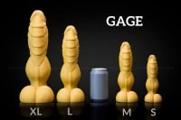 Weredog Gage Dragon Dildo Jet Small