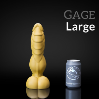 Weredog Gage Dragon Dildo Jet Large