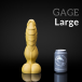 Weredog Gage Dragon Dildo Jet/Evergreen Marbled Large