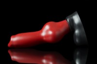 Psie dildo Weredog Rutt Crimson/Jet stredné