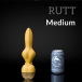 Weredog Rutt Dog Dildo Crimson/Jet Medium