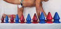 Topped Toys The Grip Butt Plug 150 Blue Steel
