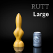 Weredog Rutt Dog Dildo Crimson/Jet Large