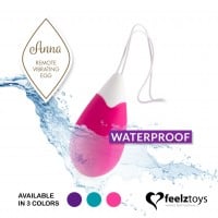 FeelzToys Anna Remote Vibrating Egg Deep Purple