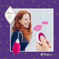 Vibračné vajíčko FeelzToys Anna ružové