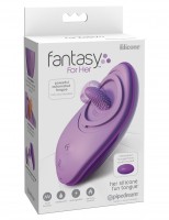 Stimulátor klitorisu Fantasy for Her Silicone Fun Tongue