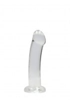 RealRock Crystal Clear Non Realistic 7″ Jelly Dildo