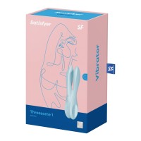 Přikládací vibrátor Satisfyer Threesome 1 modrý