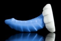 Dračie dildo Weredog Skylar Cobalt/White malé