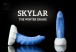Dračí dildo Weredog Skylar Cobalt/White malé