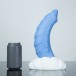 Dračí dildo Weredog Skylar Cobalt/White velké