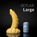 Weredog Skylar Dragon Dildo Cobalt/White Large