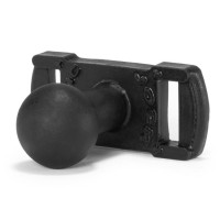 Guľatý análny kolík Oxballs Trainer Plug B čierny