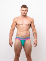 Sukrew Green-Pink Jockstrap