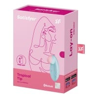 Přikládací vibrátor Satisfyer Tropical Tip modrý