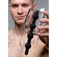 Tom of Finland Rosebud Cylinder with Beaded Silicone Insert