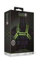 Ouch! Glow in the Dark Buckle Bulldog Harness