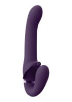 Vive Satu Pulse-Wave Strapless Strap-On Black