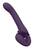 Vive Satu Pulse-Wave Strapless Strap-On Purple