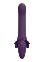 Vive Satu Pulse-Wave Strapless Strap-On Purple