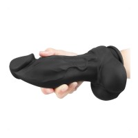 Análne dildo Wolf Machete Black Silicone