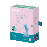 Vibračný análny kolík Satisfyer Deep Diver šedý