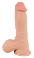 Realistické dildo so sťahovacou kožou Nature Skin 20 cm