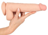 Realistické dildo so sťahovacou kožou Nature Skin 25 cm