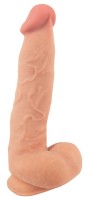 Realistické dildo so sťahovacou kožou Nature Skin 25 cm