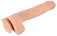 Realistické dildo so sťahovacou kožou Nature Skin 25 cm