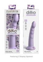 Dillio Platinum Collection Slim Seven Silicone Dildo Purple
