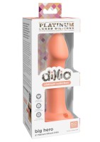 Dillio Platinum Collection Big Hero Silicone Dildo Orange