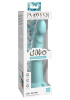 Silikónové dildo Dillio Platinum Slim Seven tyrkysové