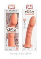 Silikónové dildo Dillio Platinum Super Eight oranžové