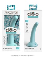 Dillio Platinum Collection Curious Five Silicone Dildo Turquoise