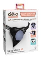 Strap-on postroj Dillio Platinum Body Dock SE