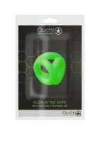 Erekčný krúžok na penis a semenníky Ouch! Glow in the Dark