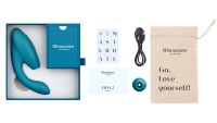 Vibrátor s podtlakovou stimuláciou Womanizer Duo 2 Blueberry