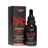 Stimulační olej Orgie Orgasm Drops Kissable 30 ml